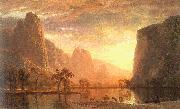 Albert Bierstadt Valley of the Yosemite Norge oil painting reproduction